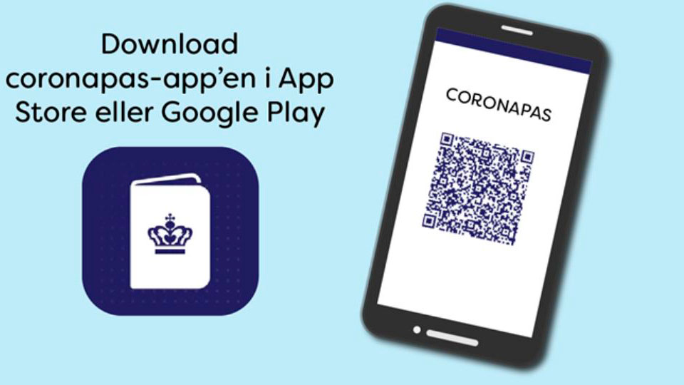 Coronapasset er nemt at tjekke i appen. 